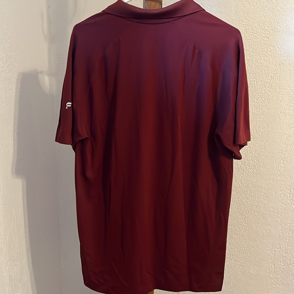Fabletics men’s burgundy polo - Picture 4 of 6